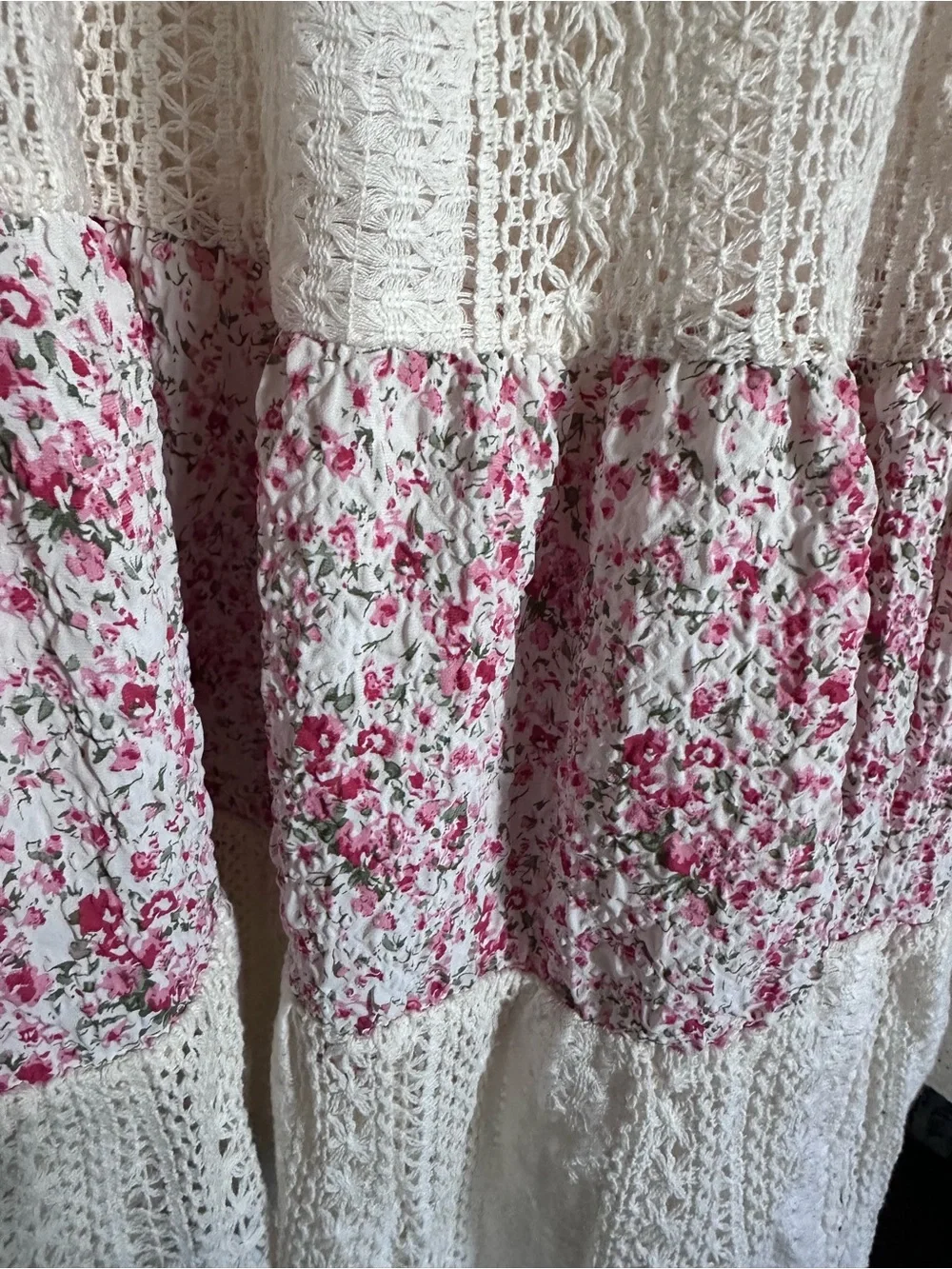 POL Boutique Patchwork Boho Maxi Skirt | EUC | Size S/M